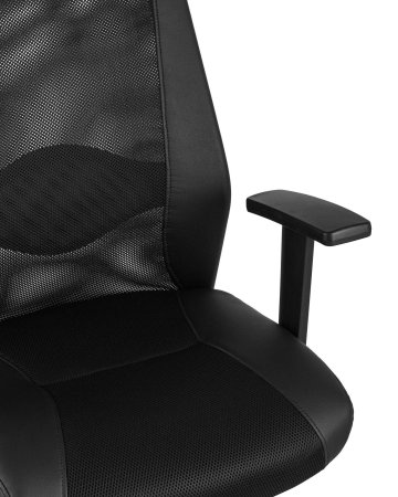 Кресло офисное TopChairs Studio черное (Компьютерное кресло Studio черный)
