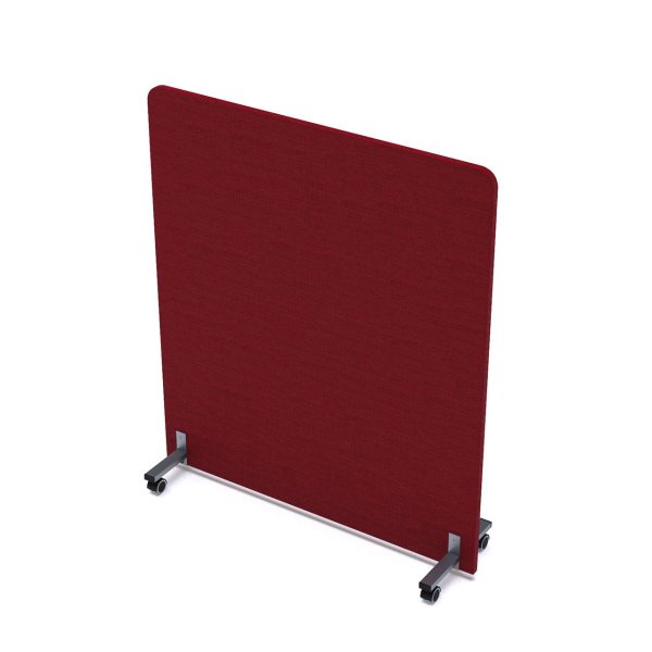 Акустическая мобильная перегородка SOFTOffice 011.МП.1214 1200x377x1400 (Red)
