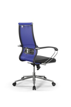 Кресло для руководителя Метта Sit 10 B2-163K - T+Extra /Km00/Wm12/K1cL(M09.B23.G18.W01) (Васильковый | Черный)