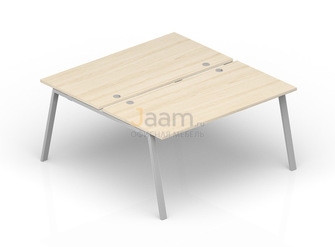 Мебель для персонала Составной стол на 2 рабочих места (4 громмета) AR2TG148