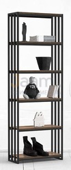 Мебель для персонала Стеллаж низкий с верт.орг. METALFRAME 3