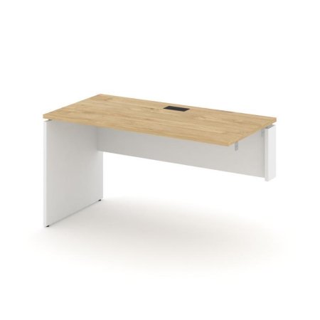 Стол-приставка к опорным элементам SN-D.OPRS-002(R) (1180х600х750) (Тиквуд Светлый/Белый)