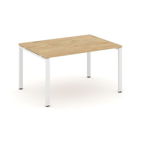Стол переговорный SN-6P.SPRG-002.3 (1180х980х750) (Тиквуд Светлый/Металл Белый)