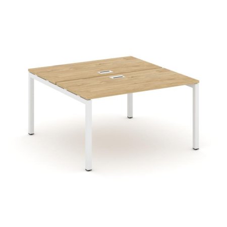 Рабочая станция 2-х сторонняя SN-5P.DRS-002 (1180х1232х750) (Тиквуд Светлый/Металл Белый)