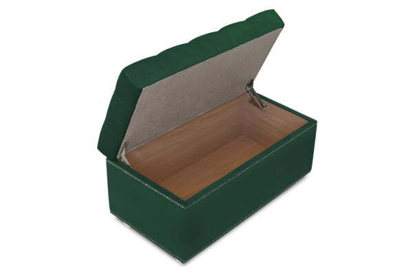 Банкетка Marcele 700 (720x420x450) Изумрудный