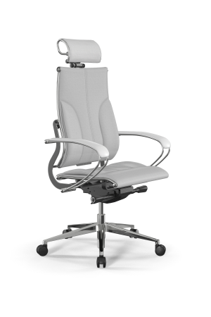 Кресло для руководителя Метта Y 2DM B2-10K - Infinity /Kc06/Nc06/K2cL/H2cL-3D(M26.B32.G25.W03) (Белый)