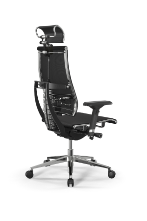 Кресло для руководителя Метта Y 4DF B2-5D - YM93 /Kc00/Nc00/D04P/H2cL-3D(M26.B32.G25.W03) (Черный)