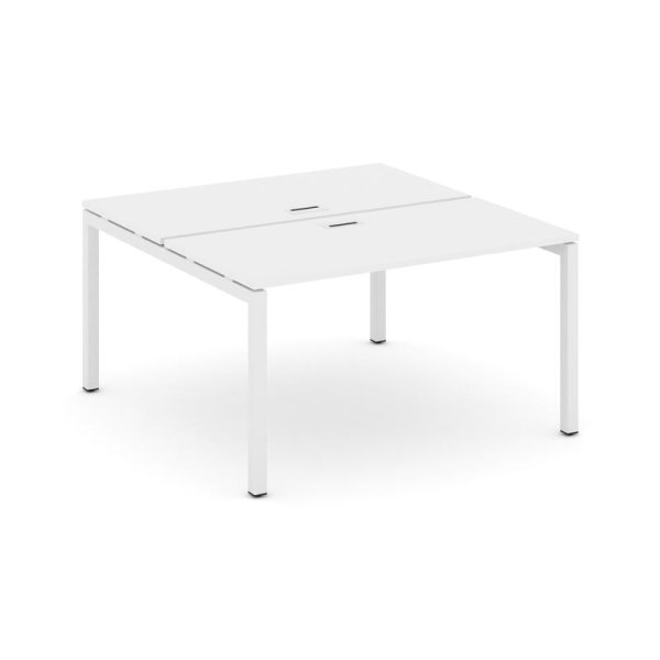 Рабочая станция 2-х сторонняя SN-5P.DRS-024 (1580х1632х750) (Белый/Металл Белый)