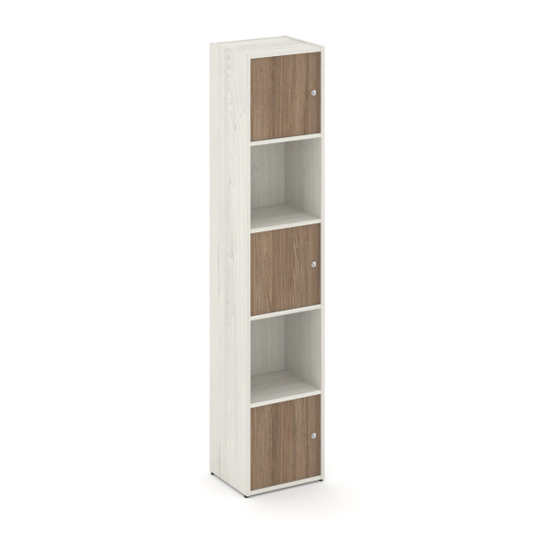 Стеллаж Locker Plus LK.K-007 408x350x1983 (Дуб Наварра | Дуб Аризона)