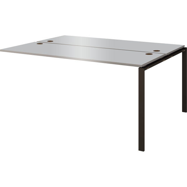 Модуль двойной на 2 рабочих места Арго-М АМБЭ-002 1200x1496x760 (Серый/Антрацит)