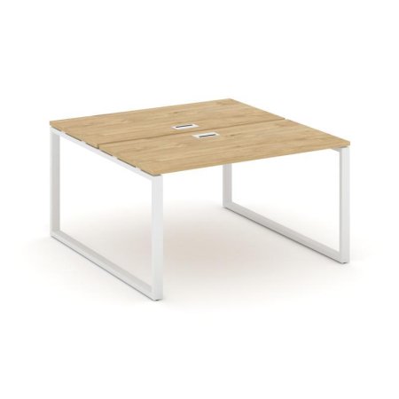 Рабочая станция 2-х сторонняя SN-6O.DRS-002 (1180х1232х750) (Тиквуд Светлый/Металл Белый)