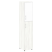 Шкаф для документов узкий со стеклом белым LT.SU-1.7 R (R) white