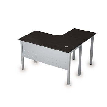 Стол письменный на металлокаркасе левый одиночная опора заказывается отдельно Стиль 2МК.128 1200x120