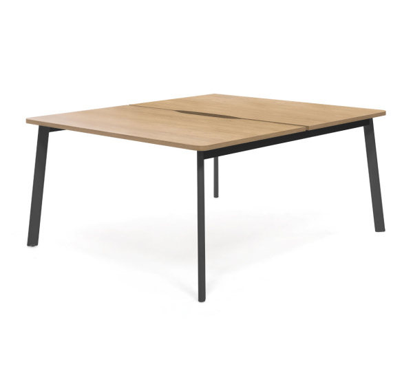 FLEX Бенч на 2 рабочих места 158x141 (Гикори/графит)
