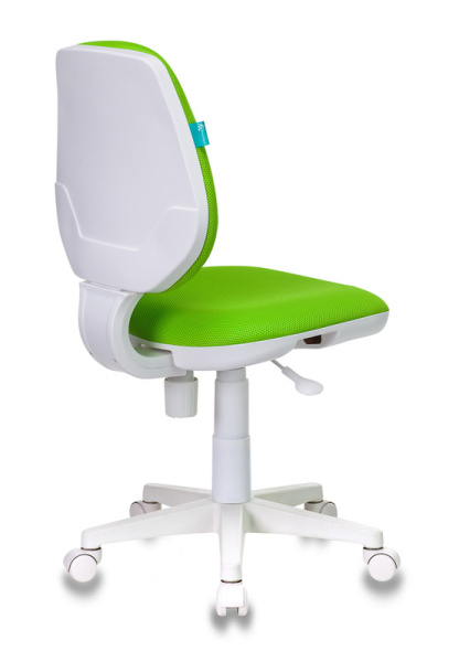 Кресло детское CH-W213 салатовый TW-18 крестов. пластик пластик белый