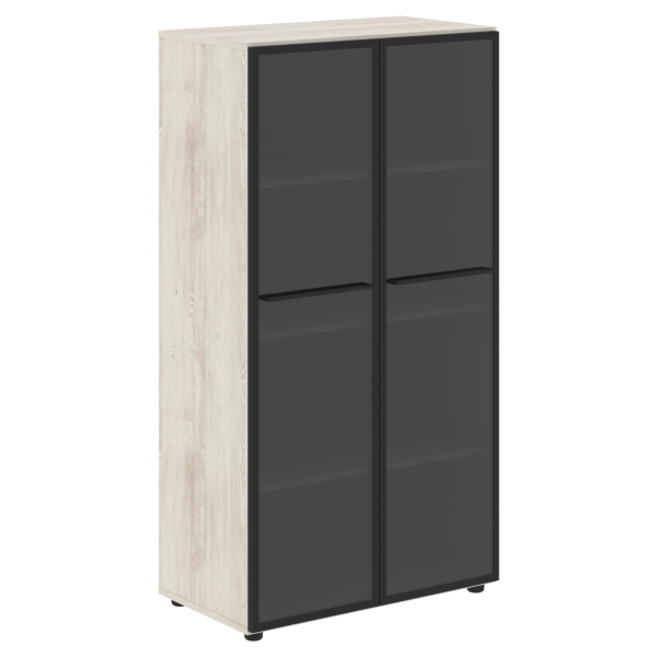 Шкаф со стеклянными дверьми LOFTIS LMC 80.2 800х430х1517