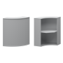Стойка угловая Ресепшн А-550 900x900x1220