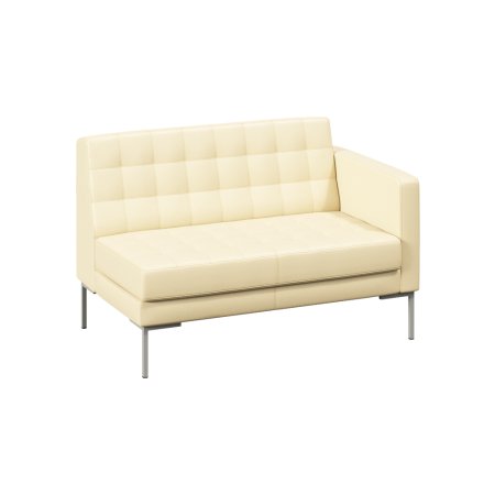 Секция с подлокотником двухместная FR-SP-02 (L)