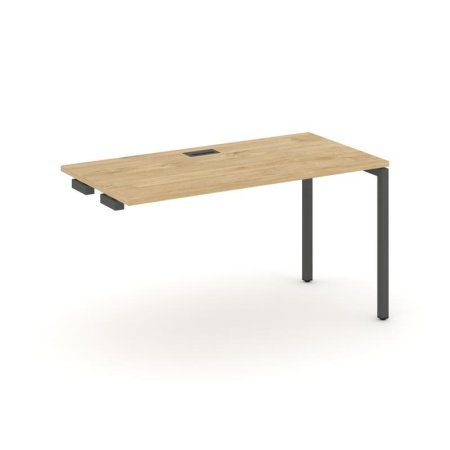 Стол-приставка к опорным элементам SN-4P.OPRS-002 (1180х600х750) (Тиквуд Светлый/Металл Антрацит)