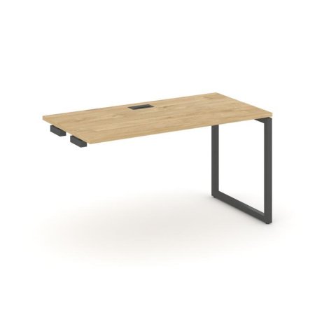 Стол-приставка к опорным элементам SN-4O.OPRS-002 (1180х600х750) (Тиквуд Светлый/Металл Антрацит)