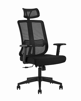 Кресло руководителя TopChairs Post черное