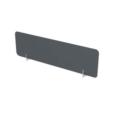 10БСБО.124 Барьеры Бенч оргстекло (1200x4x400) (Dark greyПорошковое покрытие)