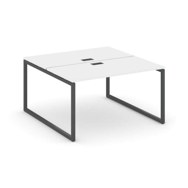 Рабочая станция 2-х сторонняя SN-4O.DRS-021 (980х1632х750) (Белый/Металл Антрацит)