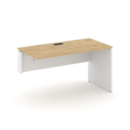 Стол-приставка к опорным элементам SN-D.OPRS-012(L) (1180х700х750) (Тиквуд Светлый/Белый)