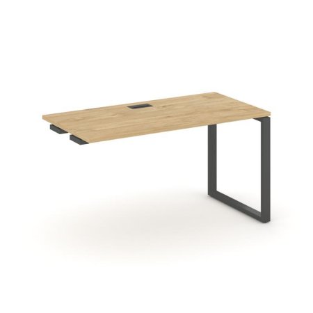 Стол-приставка к опорным элементам SN-6O.OPRS-002 (1180х600х750) (Тиквуд Светлый/Металл Антрацит)